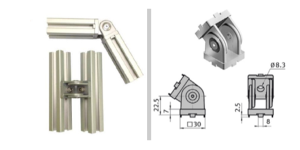 鋁型材配件活動(dòng)鉸鏈的用途你知道多少？