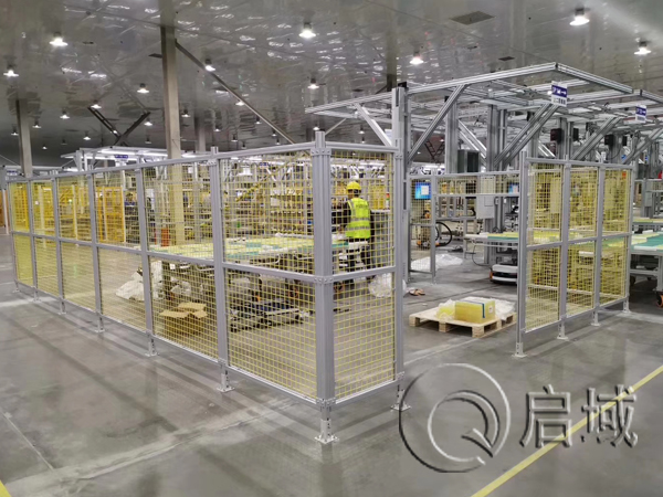 車(chē)間鋁型材安全圍欄 車(chē)間鋁型材安全圍欄