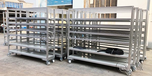 工業鋁型材貨架案例